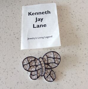 Kenneth Jay Lane Mariposa Brooch